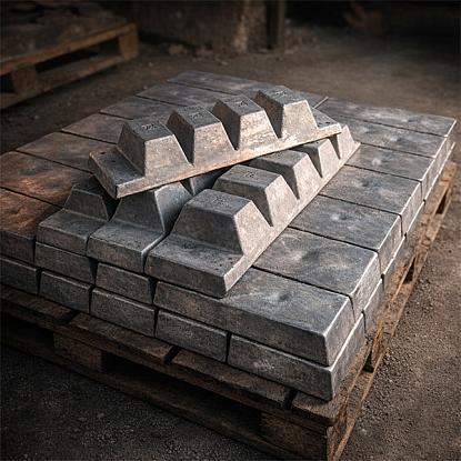 Кальциевые баббиты БК2 20 Кг ГОСТ 1209-90